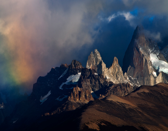 rainbow in the Andes