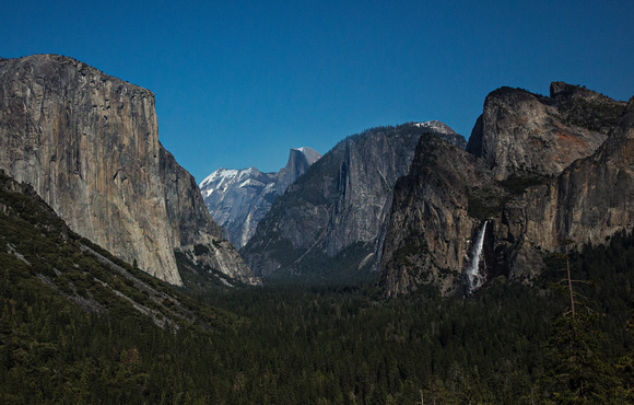 on a clear day-Tunnel View